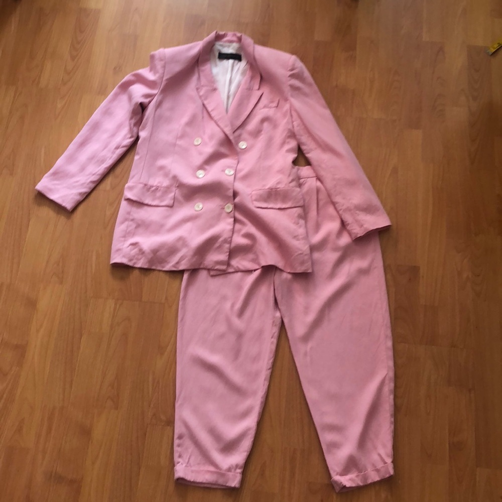 Zara Pink size Medium Spring Suit